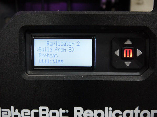 08 Sdカードからのプリント How To Use 3d Printer Replicator2